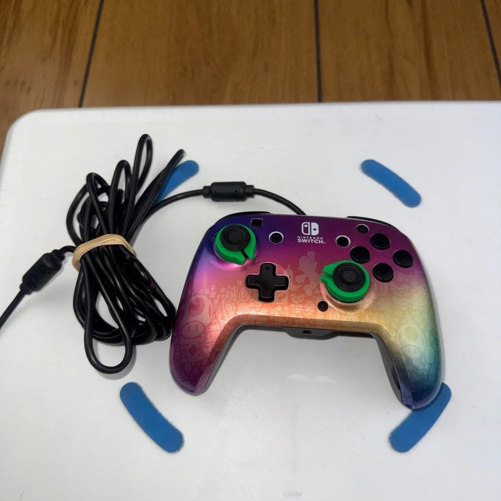 PDP REMATCH Wired Deluxe‎ Controller Nintendo Switch Mario Dash Gradient 500-134